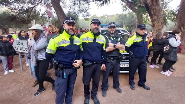 Más de 50 efectivos integran el dispositivo de seguridad de la romería de regreso de La Santa de Totana mañana sábado 7 de enero, Foto 5