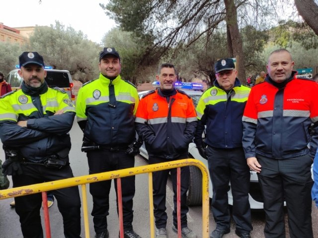 Más de 50 efectivos integran el dispositivo de seguridad de la romería de regreso de La Santa de Totana mañana domingo 7 de enero, Foto 3