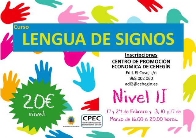 Abierto el plazo de inscripción para el Curso de Lengua de Signos Nivel II - 1, Foto 1