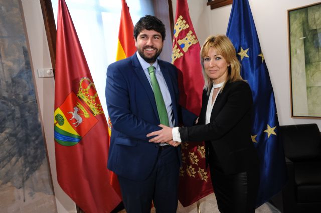 La alcaldesa de Campos del Río se reúne con el presidente López Miras - 1, Foto 1
