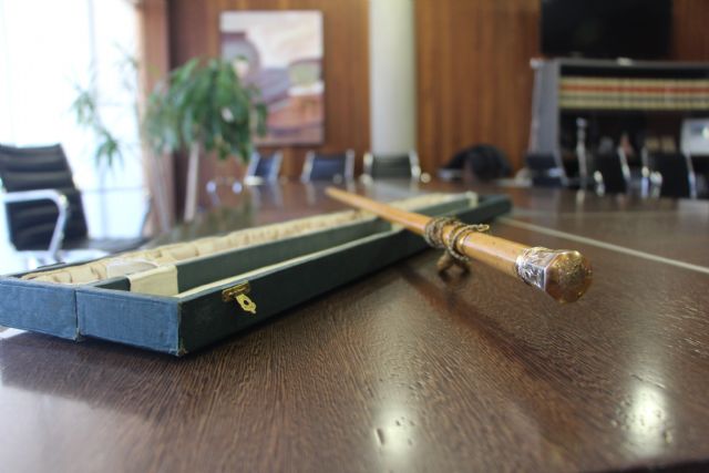 El Ayuntamiento de San Pedro del Pinatar recupera el bastón de mando del alcalde Antonio Tárraga Escribano - 3, Foto 3