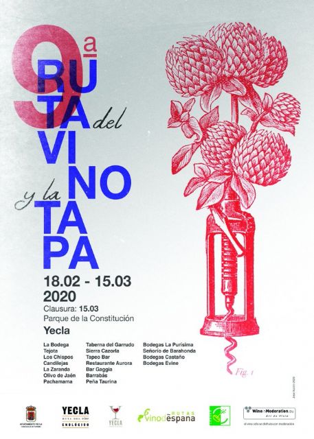 La 9° Ruta del Vino y la Tapa tendrá lugar del 18 de febrero al 15 de marzo - 1, Foto 1