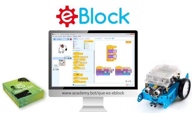 Nace eBlock, aplicación basada en mBlock 3.4 ampliada con nuevas funcionalidades - 1, Foto 1