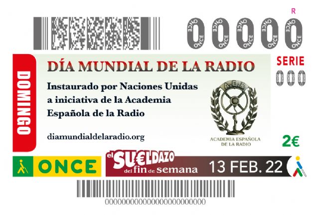 El cupón de la ONCE celebra el Día Mundial de la Radio, un medio muy unido a las personas ciegas - 1, Foto 1