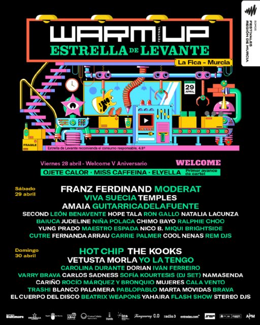 WARM UP Estrella de Levante presenta el cartel por días de su edición 2023 - 1, Foto 1