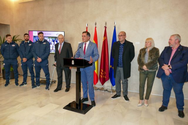 El Pozo Murcia visita el Ayuntamiento días previos a su participación en la Copa de España de Fútbol Sala - 1, Foto 1