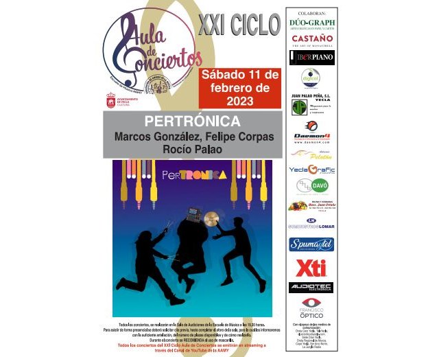 XXI Ciclo Aula de Conciertos Pertrónica: Marcos González, Felipe Corpas y Rocío Palao - 1, Foto 1
