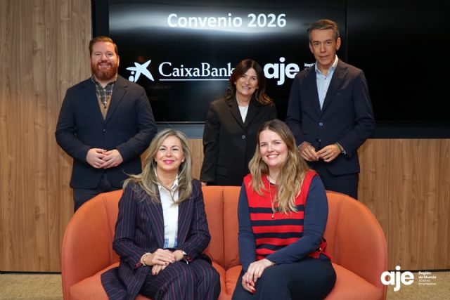 CaixaBank renueva su colaboración con AJE Región de Murcia para seguir impulsando el emprendimiento joven - 3, Foto 3