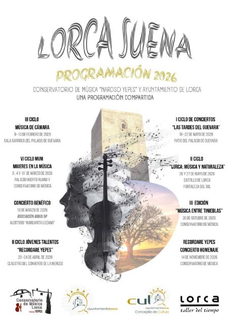 El Ayuntamiento de Lorca continúa ampliando la Agenda Cultural en el municipio de la mano del Conservatorio Narciso Yepes - 3, Foto 3