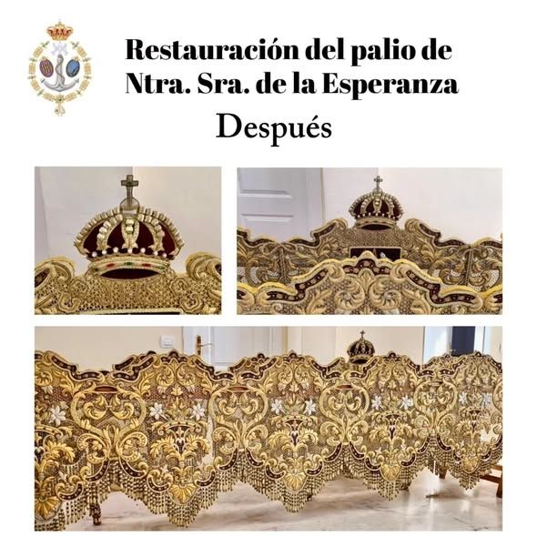 El palio de la Esperanza de Alcalá del Río recupera su esplendor tres décadas después - 3, Foto 3
