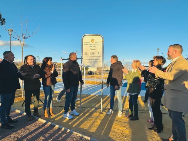 El alcalde de Lorca inaugura el primer Centro de Deportes Urbanos (CEDU) al aire libre de la Región de Murcia junto a la Ronda Central - 5, Foto 5