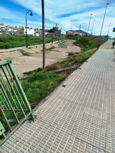 El PCAN denuncia peligro para los alumnos de San Vicente Paúl por la caída de las vallas de la rambla de Benipila - 4, Foto 4
