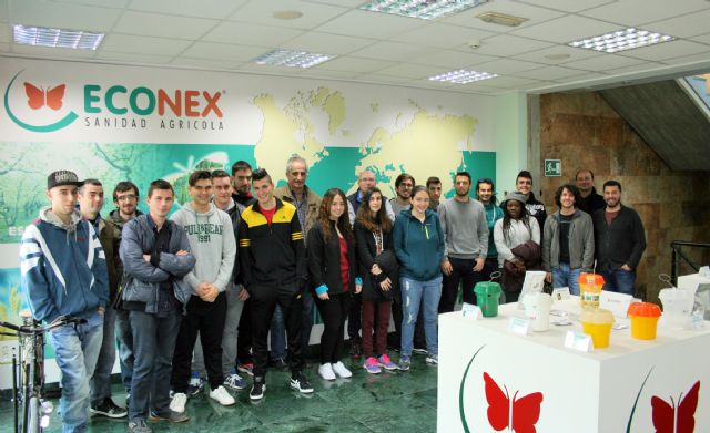 Alumnos del I.E.S. el Oalmeral de Orihuela visitan las instalaciones de ECONEX - 1, Foto 1