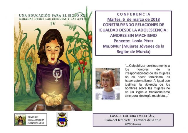 La presidenta de Mujeres Jóvenes de Murcia ofrece la conferencia 'Construyendo relaciones de igualdad: Amores sin machismo' - 1, Foto 1