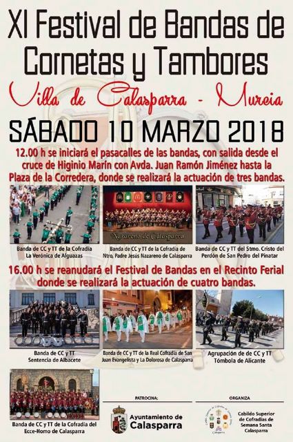 XI Festival de Bandas de Cornetas y Tambores Villa de Calasparra - 1, Foto 1