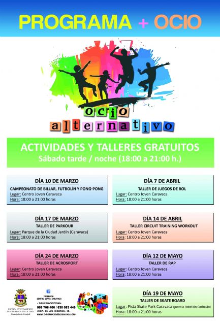 El programa '+ Ocio' comienza este sábado con talleres gratuitos en el Centro Joven - 1, Foto 1