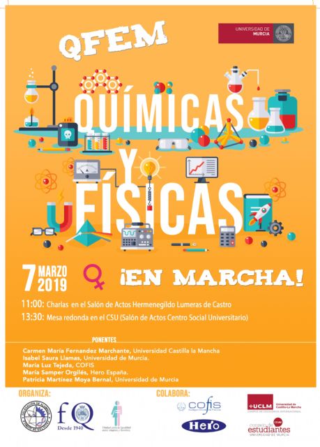 Las mujeres químicas y físicas protagonizan unas jornadas en la Universidad de Murcia - 1, Foto 1