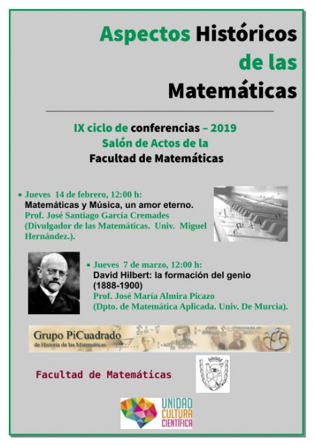 La Universidad de Murcia redescubre al genio David Hilbert con José Almira Picazo - 1, Foto 1