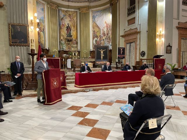 El pincel de Antonio Navarro Menchón ilumina de 'azul Amparo' el cartel de la Semana Santa murciana 2021 - 1, Foto 1