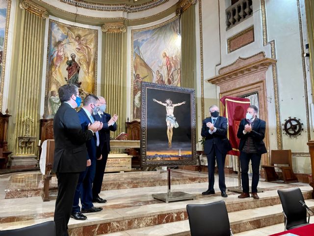 El pincel de Antonio Navarro Menchón ilumina de 'azul Amparo' el cartel de la Semana Santa murciana 2021 - 3, Foto 3