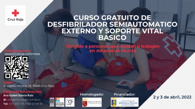 Curso gratuito de desfibrilador semiautomtico externo y soporte vital bsico, Foto 2