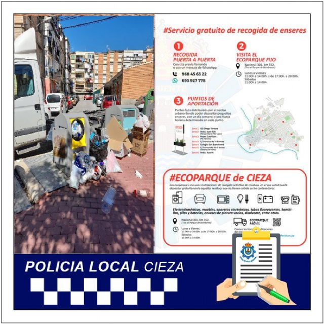 La policía trasladó en febrero al Ayuntamiento 11 expedientes por infracciones respecto a la limpieza viaria - 1, Foto 1