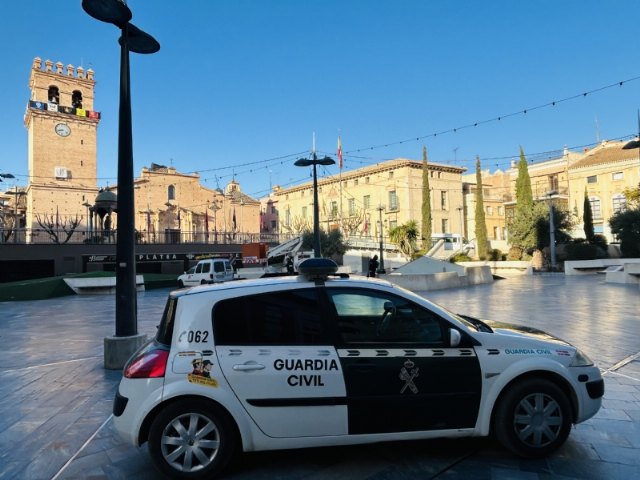 La Unidad de Seguridad Ciudadana de la Guardia Civil realizará controles aleatorios en distintas zonas del casco urbano y las pedanías, Foto 1