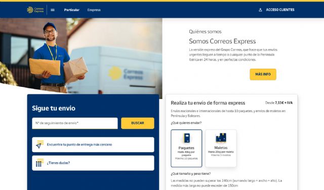 Correos Express renueva su web para ofrecer una experiencia más intuitiva y eficiente - 1, Foto 1