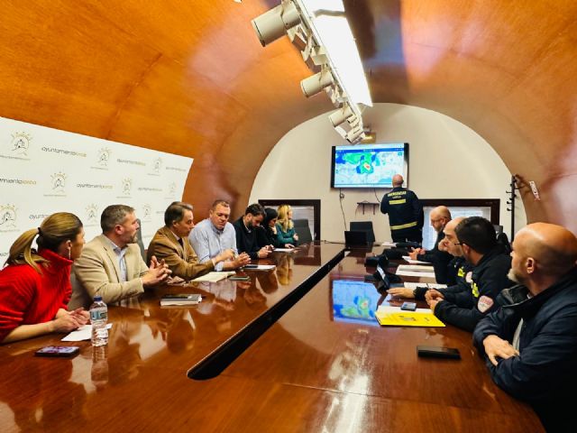 El alcalde de Lorca coordina un operativo especial ante el aviso naranja por lluvias para garantizar la seguridad de los lorquinos - 1, Foto 1