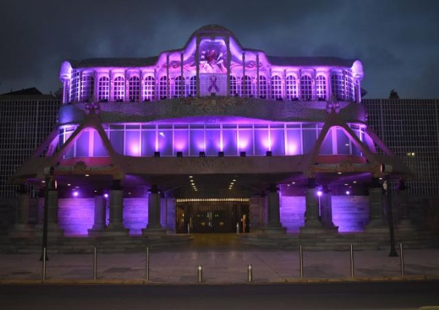 La Asamblea se ilumina de morado con motivo del Día Internacional de la Mujer 2025 - 1, Foto 1