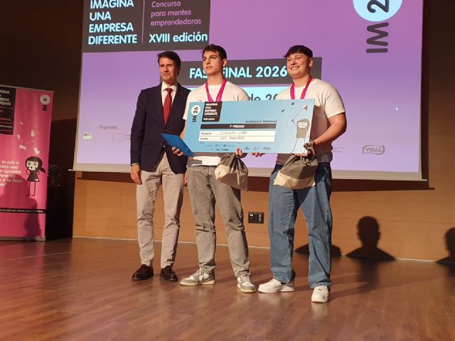 Nota de prensa y fotos sobre gala de entrega premios Concurso 'IMAGINA UNA EMPRESA DIFERENTE' en Molina de Segura - 2, Foto 2