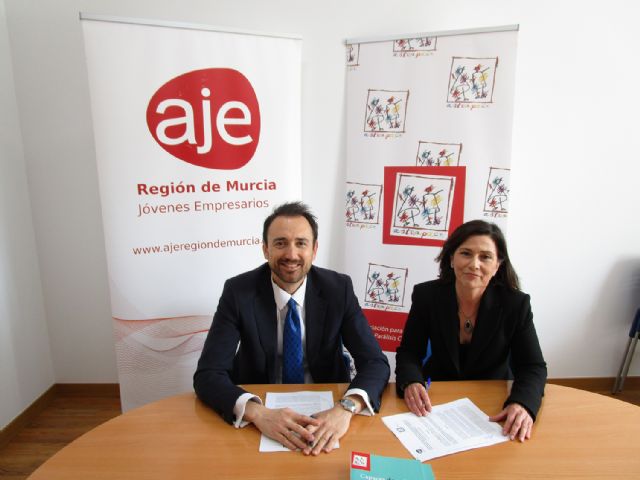 Astrapace y AJE Región de Murcia impulsarán la contratación de personas con discapacidad intelectual entre los jóvenes empresarios - 1, Foto 1