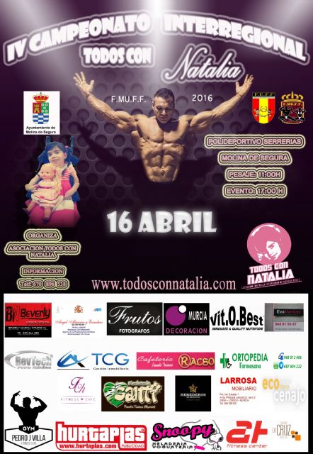 El IV Campeonato Interregional de Fisioculturismo y Fitness Todos con Natalia se celebra en Molina de Segura el sábado 16 de abril - 4, Foto 4