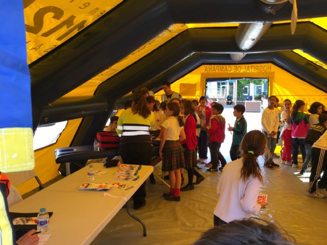 Los niños y jóvenes defienden los hábitos saludables en la Feria de la Salud con la que concluye la I Semana Saludable de San Javier - 4, Foto 4