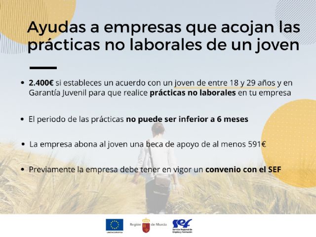 Las empresas que acojan prácticas no laborales de jóvenes desempleados recibirán una ayuda de 2.400 euros - 1, Foto 1