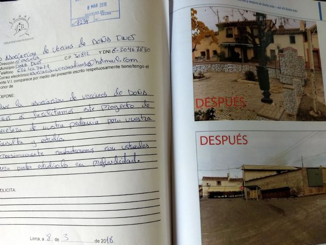 IU-Verdes Lorca dará voz a los vecinos de Doña Inés en el Pleno para la mejora y acondicionamiento del pueblo - 1, Foto 1