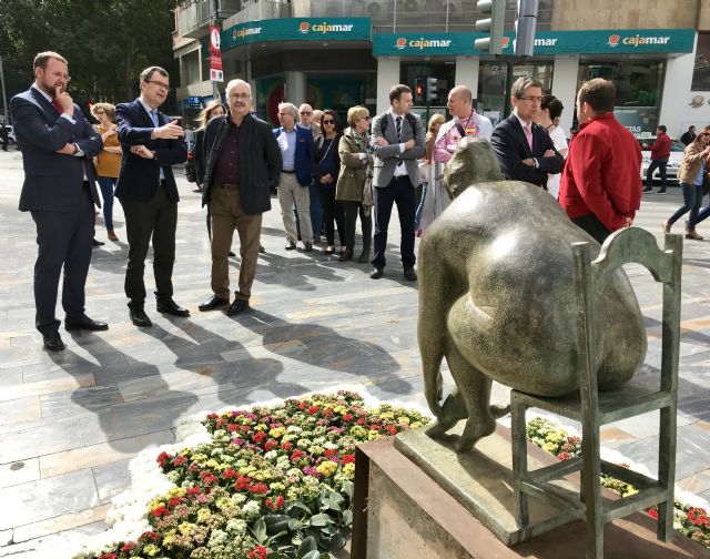 ´El corazón de flores de la mujer murciana se ha hecho bronce´ - 2, Foto 2