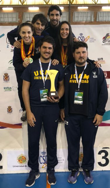 Pleno de oro para la UCAM en el Campeonato de España Universitario de bádminton - 1, Foto 1