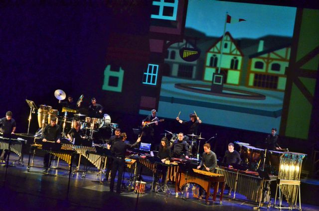 Los niños descubren el mundo de la percusión en el concierto en familia que la Sinfónica regional ofrece en Cartagena - 1, Foto 1