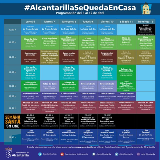 El Ayuntamiento de Alcantarilla ofrece un ciclo de cine online desde sus redes sociales - 1, Foto 1