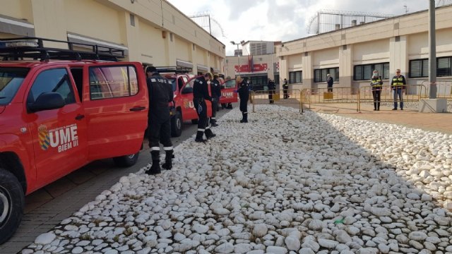 Civil Protection Technicians in Totana participate in a training session on interior and exterior disinfection, taught by the UME, Foto 3