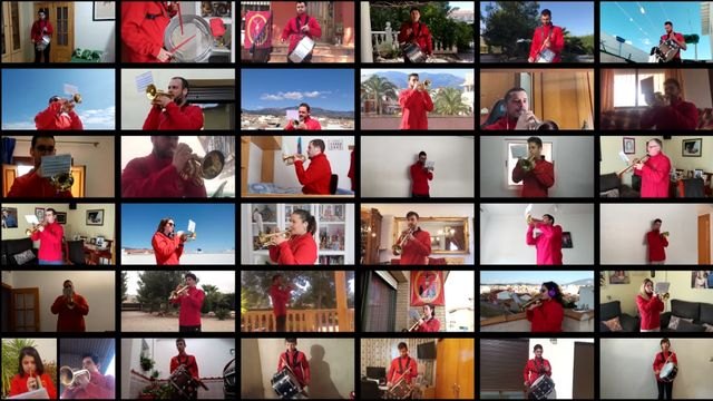 El Calvario pone en marcha el reto #elcalvarioencasa con el lanzamiento de un vídeo grabado por su banda desde sus casas, Foto 1