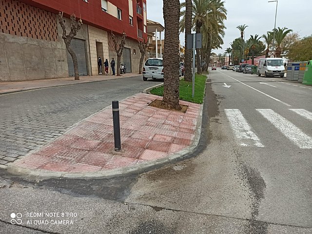 Se ejecuta un nuevo vado accesible en la Avenida de Lorca, Foto 2