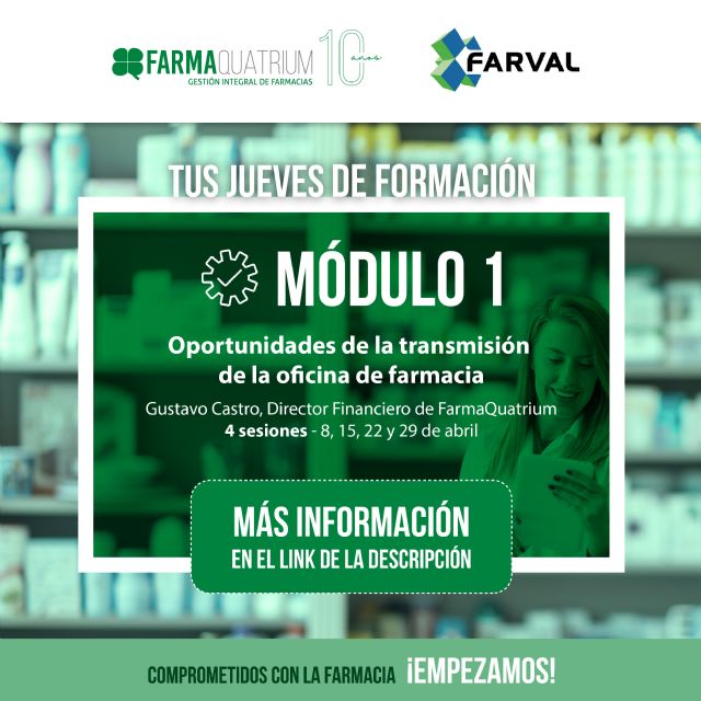 Programa de formación gratuíta para los profesionales de farmacia - 1, Foto 1