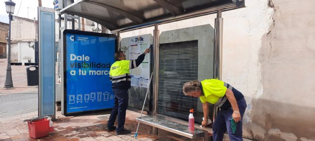 Nueva concesión municipal para la prestación del servicio de limpieza de las marquesinas de autobuses en Molina de Segura, que incluye el mantenimiento y explotación de la publicidad - 3, Foto 3