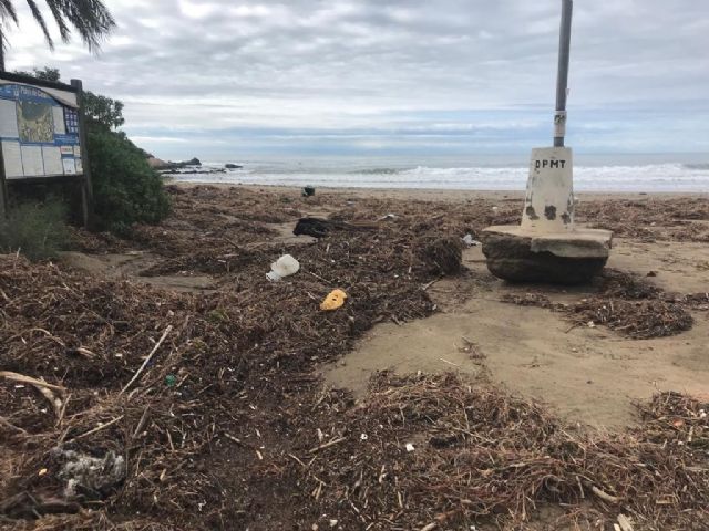 Los servicios municipales trabajan ya en la recuperación de playas y paseos tras el temporal marítimo - 3, Foto 3