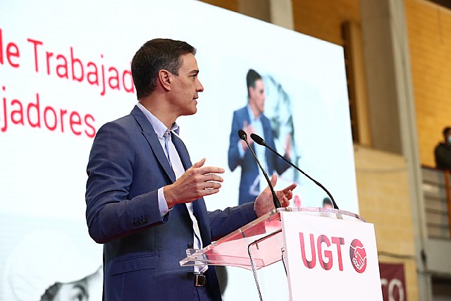 Sánchez pone en valor el compromiso compartido del Gobierno y UGT con la igualdad y la cohesión social y agradece el papel de los sindicatos en el diálogo social - 2, Foto 2