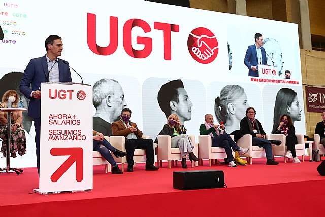 Sánchez pone en valor el compromiso compartido del Gobierno y UGT con la igualdad y la cohesión social y agradece el papel de los sindicatos en el diálogo social - 3, Foto 3