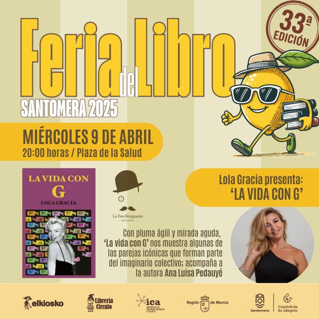Presentación de La vida con G de Lola Gracia en la Feria del Libro de Santomera - 2, Foto 2