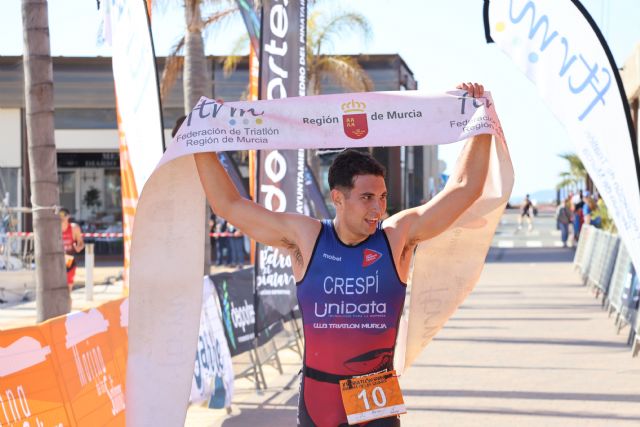 Bartomeu Crespi e Inés Fernández se coronan en el XV Triatlón Marina de Las Salinas - 1, Foto 1